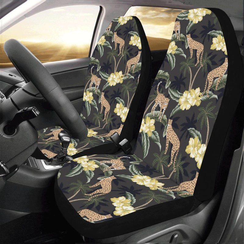 Cheetah Pattern Print Design 04 Car Seat Covers (Set of 2)-JORJUNE.COM