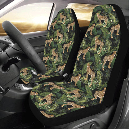 Cheetah Pattern Print Design 05 Car Seat Covers (Set of 2)-JORJUNE.COM