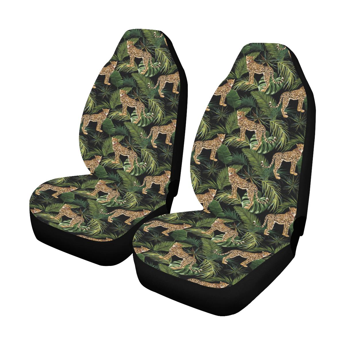 Cheetah Pattern Print Design 05 Car Seat Covers (Set of 2)-JORJUNE.COM