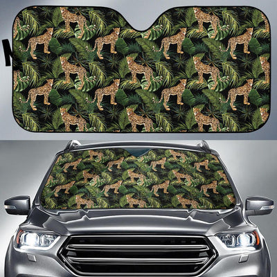 Cheetah Pattern Print Design 05 Car Sun Shade-JORJUNE.COM