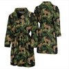 Cheetah Pattern Print Design 05 Men Bathrobe-JORJUNE.COM