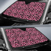 Cheetah Pink Pattern Print Design 01 Car Sun Shade-JORJUNE.COM