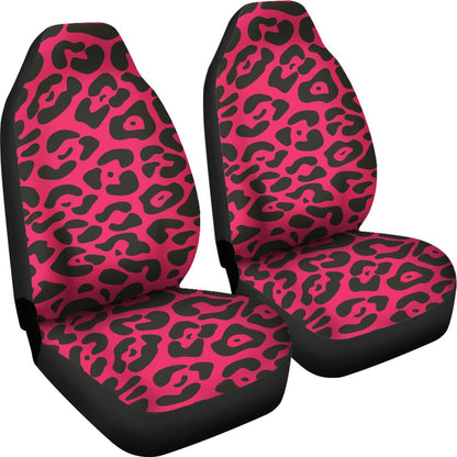 Cheetah Pink Print Pattern Universal Fit Car Seat Covers