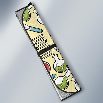 Chemical Pattern Print Design 04 Car Sun Shade-JORJUNE.COM