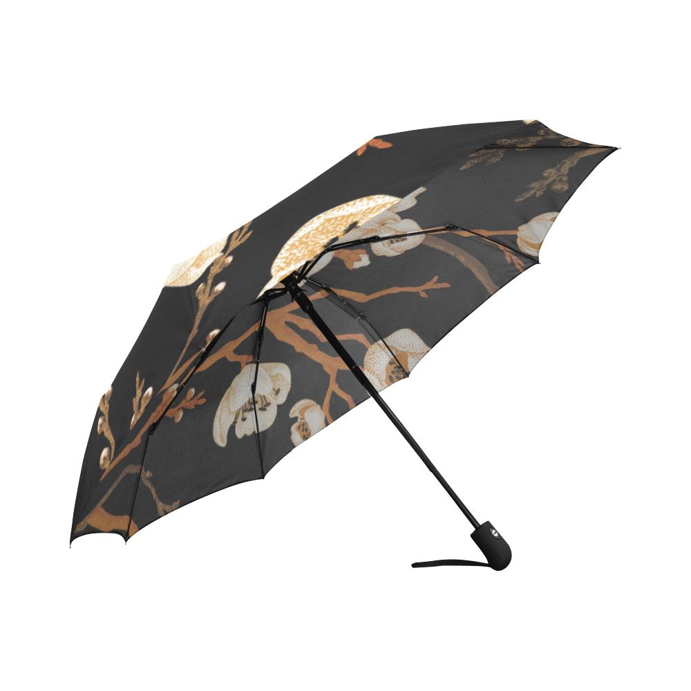 Cherry Blossom Automatic Foldable Umbrella