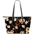 Cherry Blossom Sakura Large Leather Tote Bag