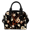 Cherry Blossom Sakura Leather Shoulder Handbag