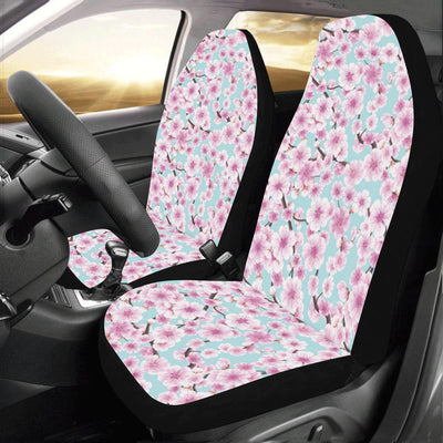 Cherry Blossom Pattern Print Design 01 Car Seat Covers (Set of 2)-JORJUNE.COM