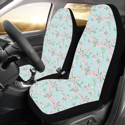 Cherry Blossom Pattern Print Design 02 Car Seat Covers (Set of 2)-JORJUNE.COM