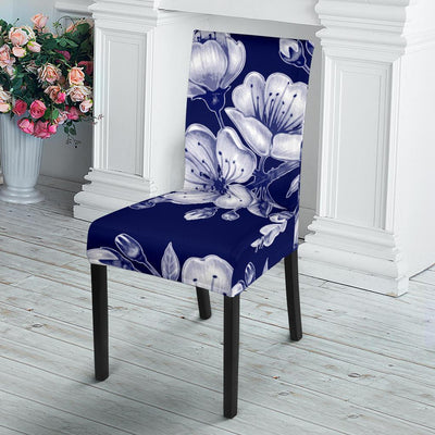 Cherry Blossom Pattern Print Design CB01 Dining Chair Slipcover-JORJUNE.COM