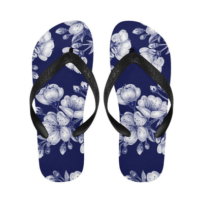 Cherry Blossom Pattern Print Design CB01 Flip Flops-JorJune