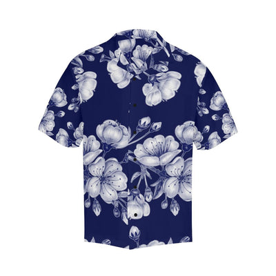 Cherry Blossom Pattern Print Design CB01 Men Hawaiian Shirt-JorJune