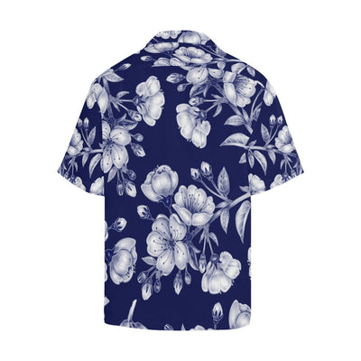 Cherry Blossom Pattern Print Design CB01 Men Hawaiian Shirt-JorJune