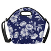 Cherry Blossom Pattern Print Design CB01 Neoprene Lunch Bag-JorJune