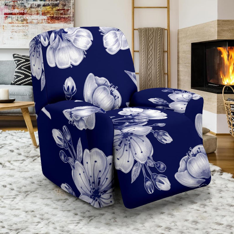 Cherry Blossom Pattern Print Design CB01 Recliner Slipcover-JORJUNE.COM