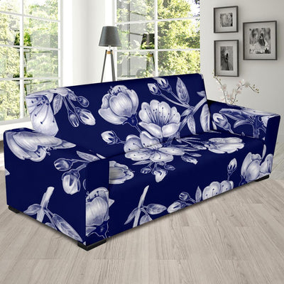 Cherry Blossom Pattern Print Design CB01 Sofa Slipcover-JORJUNE.COM