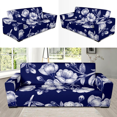 Cherry Blossom Pattern Print Design CB01 Sofa Slipcover-JORJUNE.COM