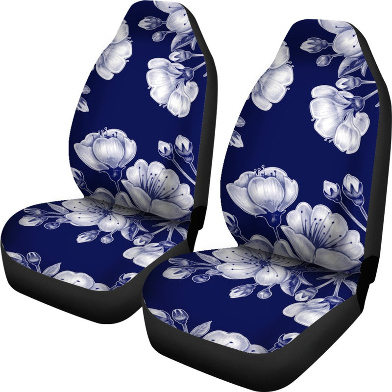 Cherry Blossom Pattern Print Design CB01 Universal Fit Car Seat Covers