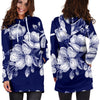 Cherry Blossom Pattern Print Design CB01 Women Hoodie Dress