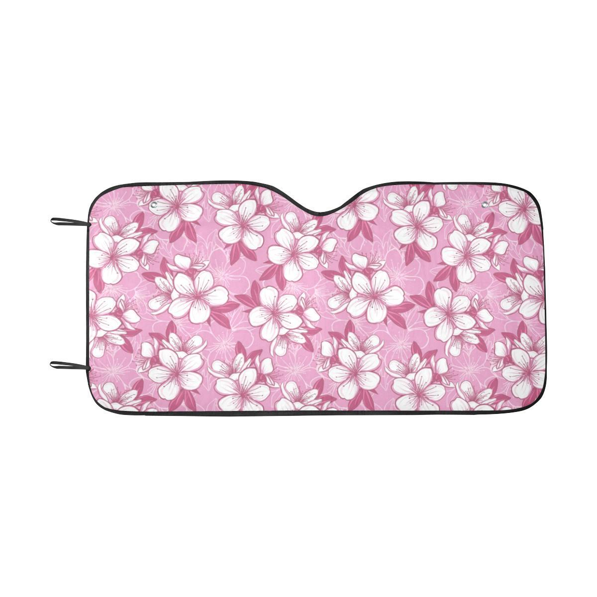 Cherry Blossom Pattern Print Design CB02 Car Sun Shade-JorJune