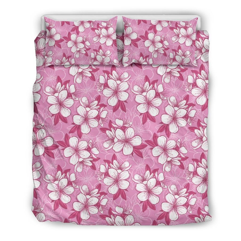 Cherry Blossom Pattern Print Design CB02 Duvet Cover Bedding Set-JORJUNE.COM