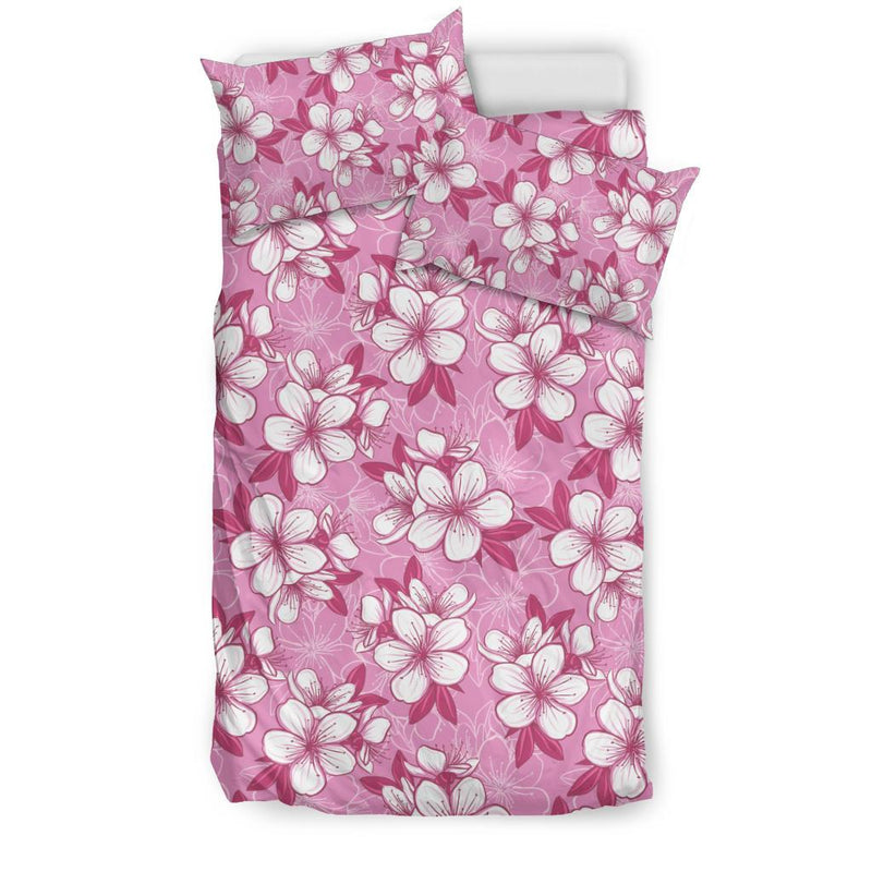 Cherry Blossom Pattern Print Design CB02 Duvet Cover Bedding Set-JORJUNE.COM