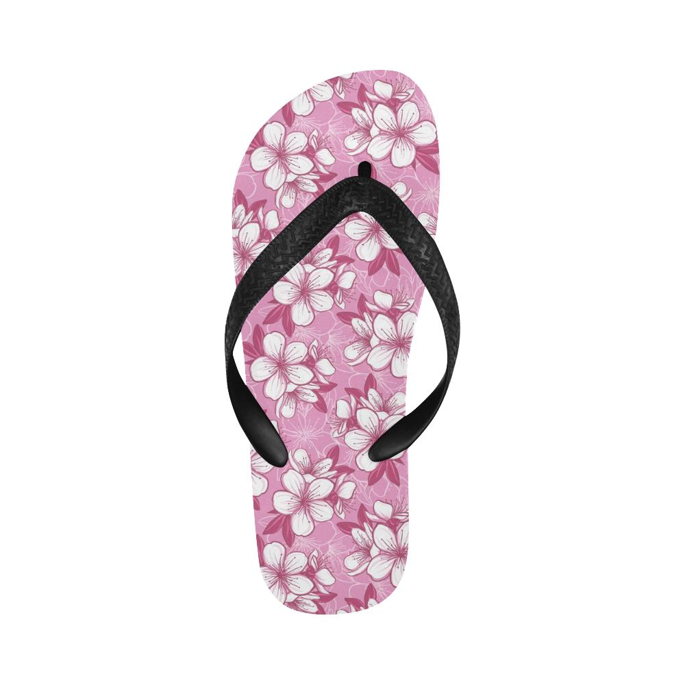 Cherry Blossom Pattern Print Design CB02 Flip Flops-JorJune