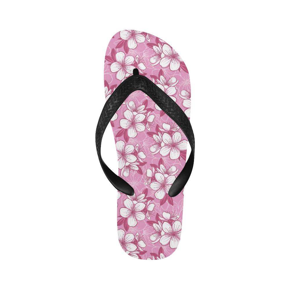 Cherry Blossom Pattern Print Design CB02 Flip Flops-JorJune