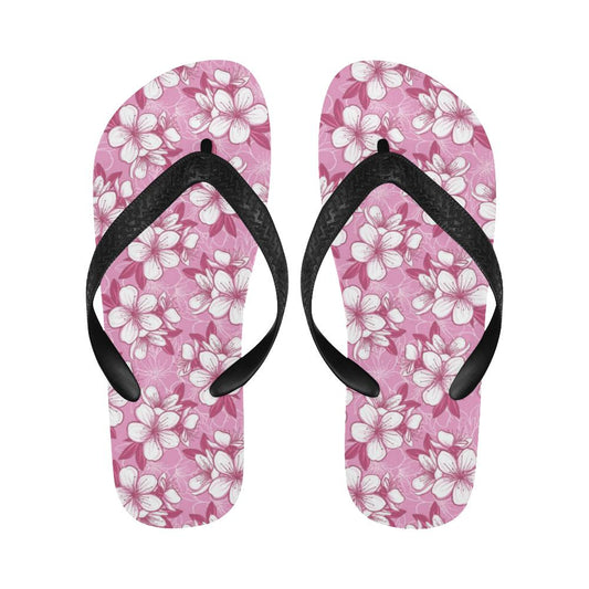 Cherry Blossom Pattern Print Design CB02 Flip Flops-JorJune