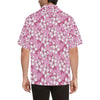 Cherry Blossom Pattern Print Design CB02 Men Hawaiian Shirt-JorJune