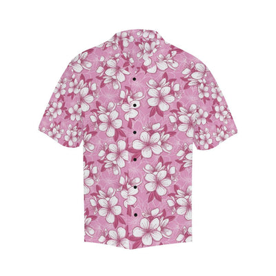 Cherry Blossom Pattern Print Design CB02 Men Hawaiian Shirt-JorJune