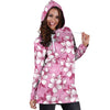 Cherry Blossom Pattern Print Design CB02 Women Hoodie Dress