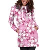 Cherry Blossom Pattern Print Design CB02 Women Hoodie Dress