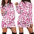 Cherry Blossom Pattern Print Design CB02 Women Hoodie Dress