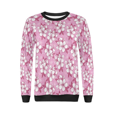 Cherry Blossom Pattern Print Design CB02 Women Long Sleeve Sweatshirt-JorJune