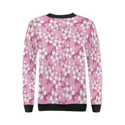 Cherry Blossom Pattern Print Design CB02 Women Long Sleeve Sweatshirt-JorJune