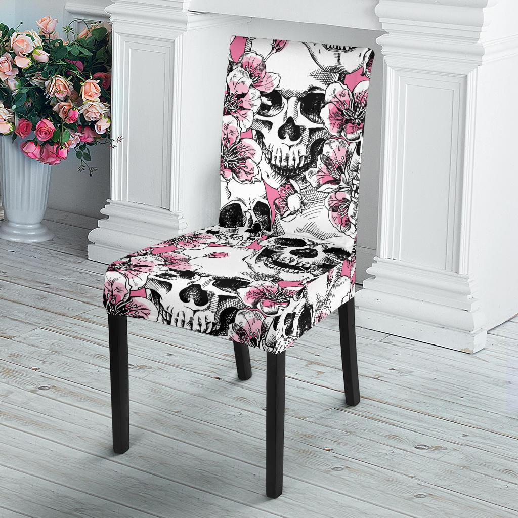 Cherry Blossom Pattern Print Design CB03 Dining Chair Slipcover-JORJUNE.COM