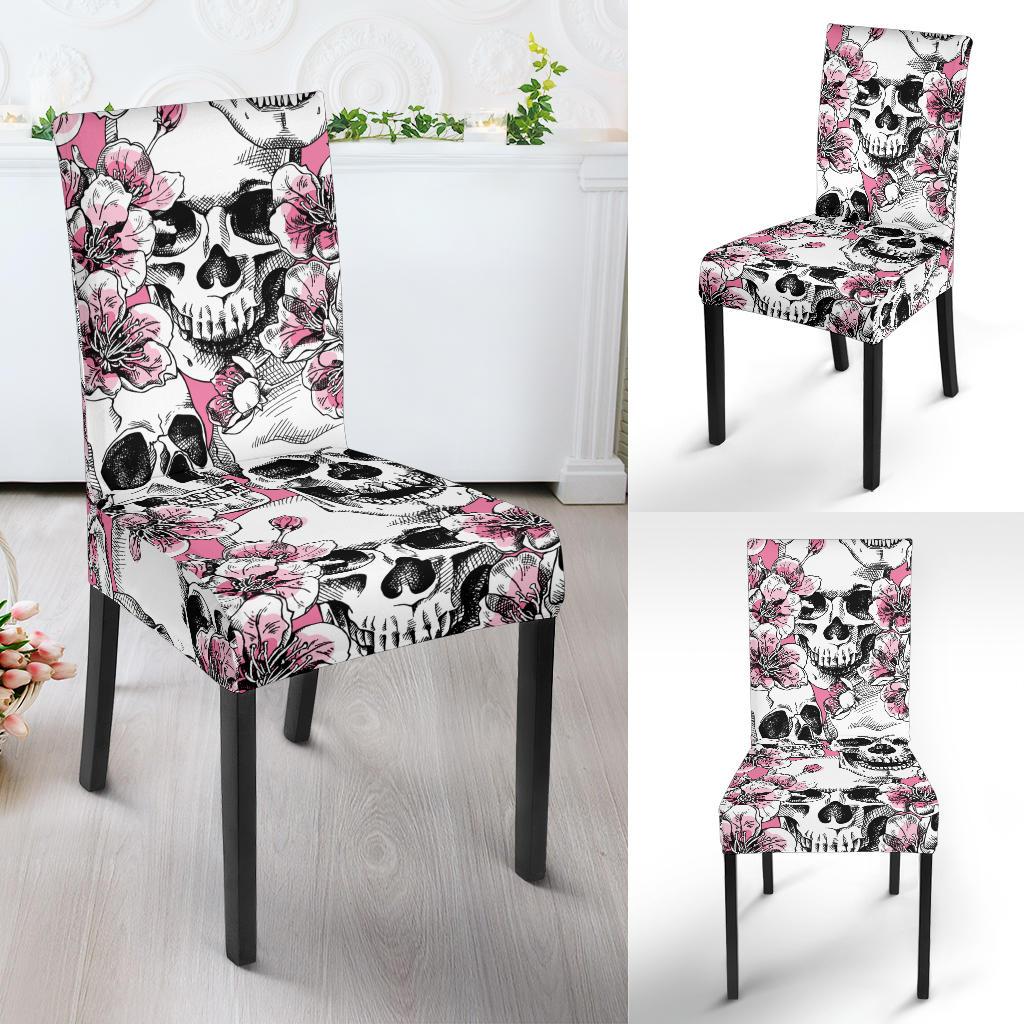 Cherry Blossom Pattern Print Design CB03 Dining Chair Slipcover-JORJUNE.COM