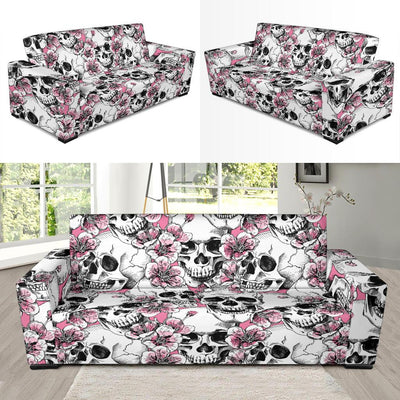 Cherry Blossom Pattern Print Design CB03 Sofa Slipcover-JORJUNE.COM