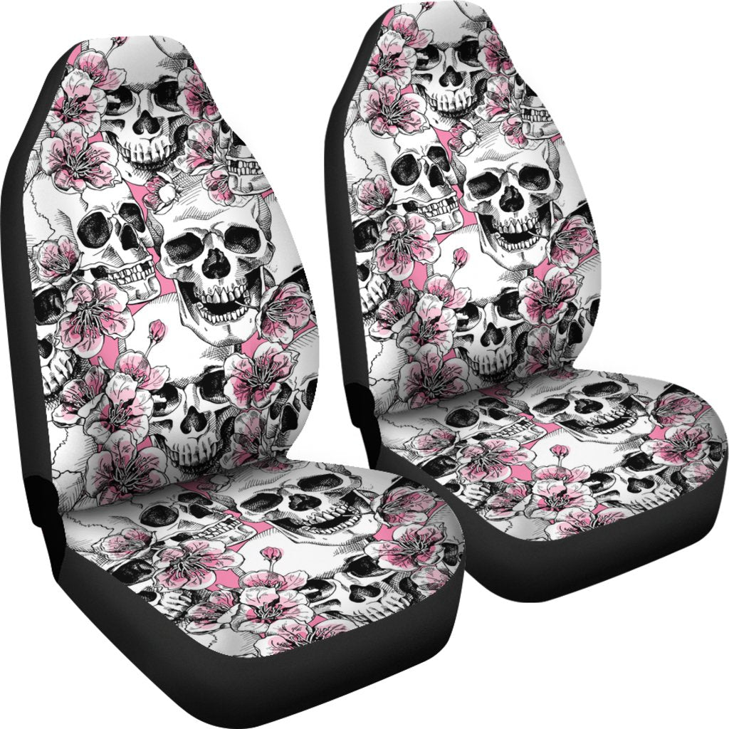 Cherry Blossom Pattern Print Design CB03 Universal Fit Car Seat Covers