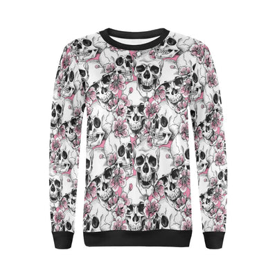 Cherry Blossom Pattern Print Design CB03 Women Long Sleeve Sweatshirt-JorJune