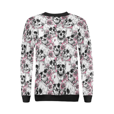 Cherry Blossom Pattern Print Design CB03 Women Long Sleeve Sweatshirt-JorJune