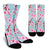 Cherry Blossom Pattern Print Design CB04 Crew Socks-JORJUNE.COM