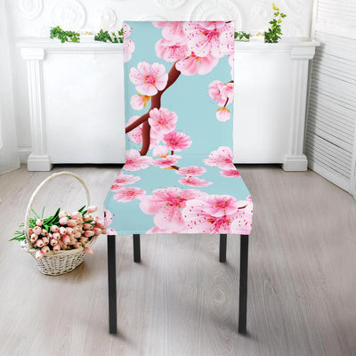 Cherry Blossom Pattern Print Design CB04 Dining Chair Slipcover-JORJUNE.COM