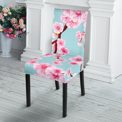 Cherry Blossom Pattern Print Design CB04 Dining Chair Slipcover-JORJUNE.COM