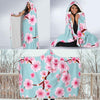 Cherry Blossom Pattern Print Design CB04 Hooded Blanket-JORJUNE.COM