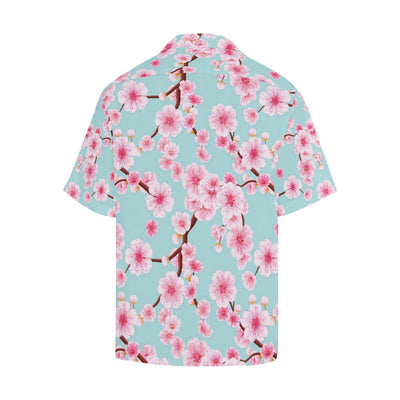 Cherry Blossom Pattern Print Design CB04 Men Hawaiian Shirt-JorJune