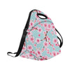 Cherry Blossom Pattern Print Design CB04 Neoprene Lunch Bag-JorJune