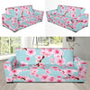 Cherry Blossom Pattern Print Design CB04 Sofa Slipcover-JORJUNE.COM