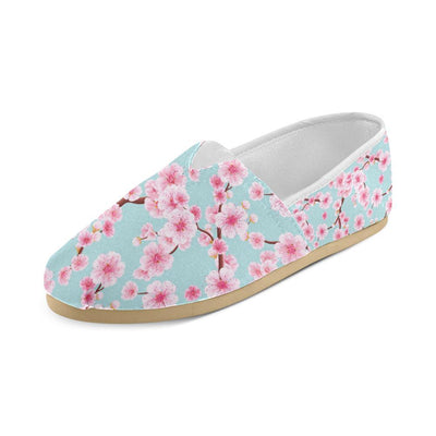 Cherry Blossom Pattern Print Design CB04 Women Casual Shoes-JorJune.com